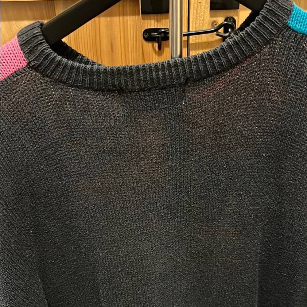 Colorful Geometric Crew Neck Sweater - Picture 6 of 8